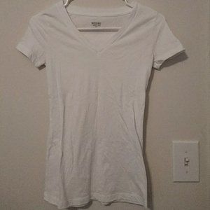 White V-Neck T-Shirt